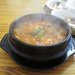 サランチェ - スンドゥブチゲ　９００円