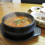 サランチェ - スンドゥブチゲ　９００円