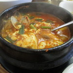 サランチェ - スンドゥブチゲ　９００円