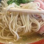 荒町商店中華そば ふじやま - 白ふじそばの麺アップ