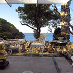 テラスで紅茶：2010年10月