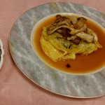プティレストラン宮本 - 和風ハンバーグ　きのこわさびソース