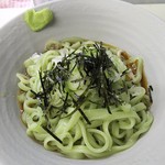 そば処 新潟庵 新幹線ホーム店 - 冷やし海草うどん