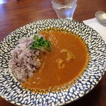 ハル カフェ - トマト煮込みチキンカレー♡