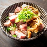 荒町商店中華そば ふじやま - 〆の肉飯