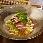 円山 カルネ - 完熟トマトガスパッチョとローストビーフの冷製パスタ()
