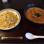 中華屋 Jan - たんたん麺＋半炒飯セット