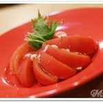 居酒屋 楽が気 - トマト好きのためのトマト『アップルスター サラダ』