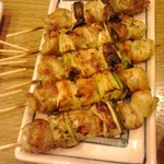 やき鳥三太郎 - 串焼き(2015年8月25日撮影)