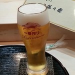 すし家 ぶんご - 生ビール