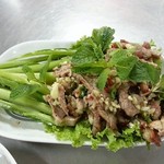 Huapla Chongnonsea - Grilled pork with lime & chilli sauce