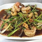 Huapla Chongnonsea - 料理写真:Stir-fried prawns with cashew nut
