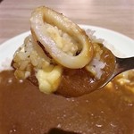 CoCo ICHIBANYA - イカの丸焼きカレー