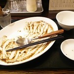 肉食堂 最後にカツ。 - 御馳走様 ( ﾟДﾟ) ｳﾏｰ!!