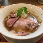 燃えよ麺助 - 紀州鴨そば(870円)