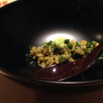 鮨 さかい - 鮑の肝の寿司