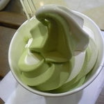 キクスイ - 抹茶みるくソフト