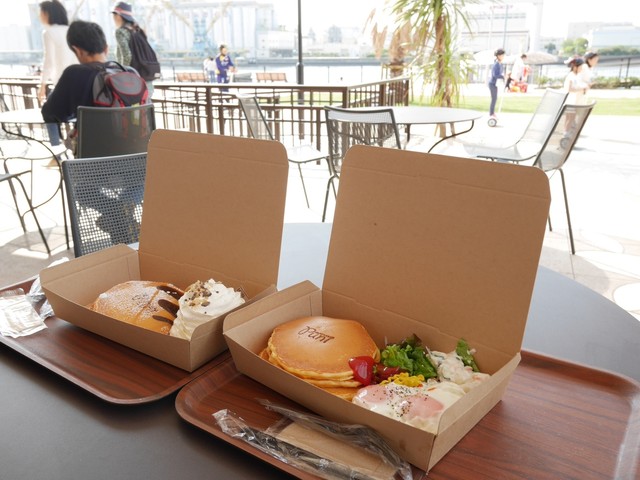 千葉港の新しくできたｋ ｓハーバー内にある飲食店 ずっと千葉港にできたらいいなと思っていたタ By Wawa225 パンケーキ プニ Pancake Puni 千葉みなと パンケーキ 食べログ