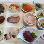 夕食のブッフェメニューより