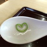 中華そば 弥太郎 - ハートのネギ ♪(´ε｀ )