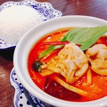 Thai red curry (with jasmine rice) - Currently closed