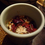 黒猫夜 - 最後に出していただいたのは甘みのあるお茶でした☆