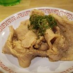 中華そば ムタヒロ  - 2016.7限定゛冷やしニボラーメン゛の豚バラ肉別皿