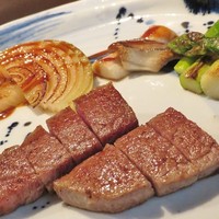 ステーキハウス 優味 - 2014年11月再訪時
                ヒレステーキのセット
                ボリューム的には100gか150g程度？
                ボリュームは少なめだが味は良かった。