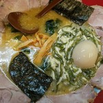 壱発ラーメン - 20160811　めかトロ味噌チャーシュー麺＋味玉