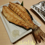 魚民 - しまほっけの炙り焼(646円)はやっぱり美味しいね〜♪