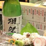 鮨 千寿 - 人気の獺祭＆旬ど真ん中の鱧のおとし