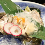 Sushi Senju - この日のお目当て
                        とろり～と甘い岩牡蠣♪