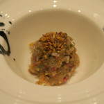 鮨 山浦 - 28年8月　鹿児島鯵なめろう