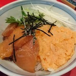 北海道らーめん奥原流 久楽 - カマトロ丼