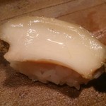 稲城 ヨロシク寿司 - 煮あわび