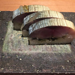 日本料理 晴山 - 鯖棒寿司