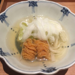 日本料理 晴山 - 先ずは揚げた鱧