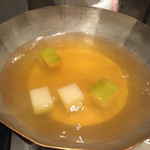 日本料理 晴山 - 鱧しゃぶ出汁