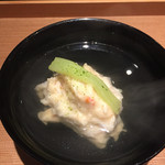 日本料理 晴山 - 毛蟹のしんじょ