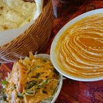 ガンガマハル - バターチキンカレー＆ナン＆サラダ