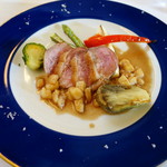 リストランテ・マッサ - 鴨のロースト　桃のソース