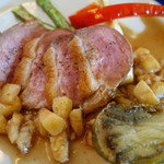 リストランテ・マッサ - 鴨のロースト　桃のソース