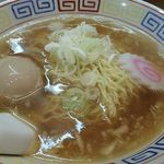らーめん屋 小川 - かけ中華そば＋味付玉子