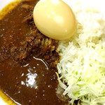 元町通り3丁目 - キーマカレー煮玉子のせ