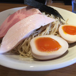 らーめん専門 うしおととり - 味玉鶏清湯つけ麺 ¥800