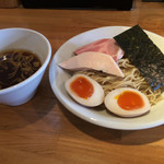 らーめん専門 うしおととり - 味玉鶏清湯つけ麺 ¥800