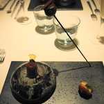 レストランエール - アミューズは、タルトタタン、チョコバナナ、カプレーゼ