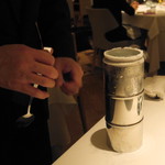 レストランエール - 液体窒素を使った演出