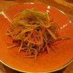 高原誠吉食堂 - 新牛蒡と三つ葉のきんぴら