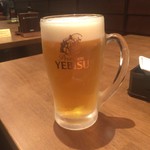 和食・酒亭 神田さくま - 生ビール